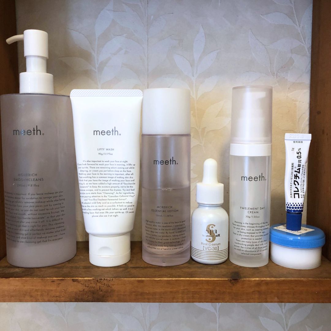 meeth 化粧水とデイクリームのセット meeth 化粧水とデイクリームのセット meeth 化粧水とデイクリームの